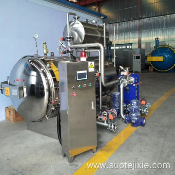 High temperature and efficiency steam sterilizing